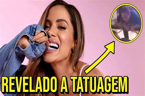 tatuagem de anita no anus|Anitta revela frase de tatuagem no ânus após ...